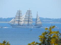 Kieler-Woche: Gorch-Fock-vor-unserem-Fenster