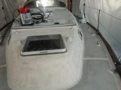 Ihr Deck-nach-den-ersten-Schleifarbeiten