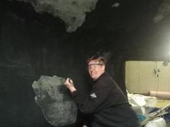 Lose Unterwasserfarbe-kommt-ab