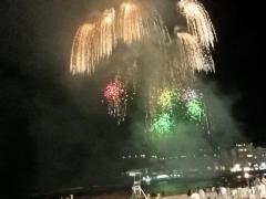 Zur Beerdigung der Sardine das Abschlußfeuerwerk