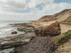 Weg zum schroffen Nordosten-der-Playa-el-Confital-dem-Strand-der-Einheimischen