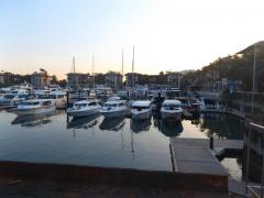 Touristen Speedbootflotte in der Royal Phuket Marina
