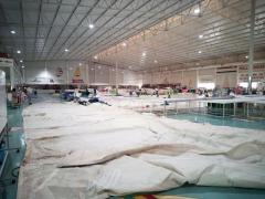 Einfach riesig Segel neben Segel