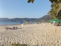 Patong Beach: der deutsche Strandabschnitt am frühen Abend