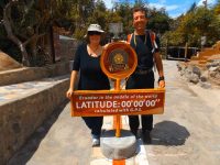 Intinan: Die GPS Koordinaten am richtigen Äquator