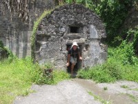 Ruine der vulkansicheren Gefängniszelle