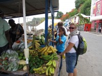 Frische Früchte vom Straßeverkauf